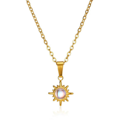 ZELTA TOŅA KAKLAROTA AR APAĻU KULONU